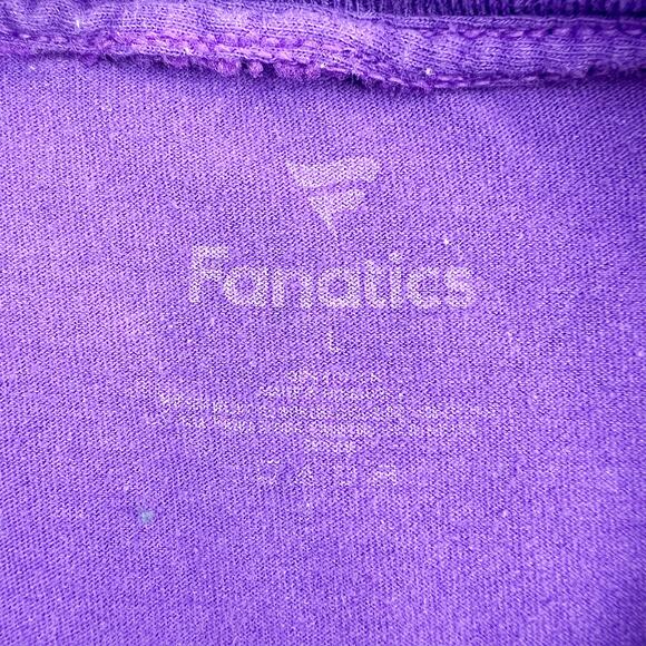 Fanatics Unisex Purple Clemson Crew Neck Tee L - Picture 3 of 3